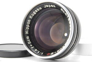 [A品] Nikon NIKKOR-S.C 50mm F1.4＊Sマウント＊11147