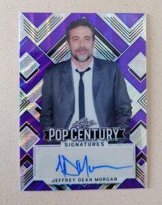 Leaf Pop Century Jeffrey Dean Morgan auto ニーガン役 ウォーキングデッド サイン　15枚限定