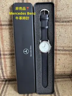 レア❣️Mercedes Benz 時計　牛革腕時計　メルセデスベンツ腕時計