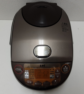 【A382】中古品　ZOJIRUSHI　象印　豪熱沸とうIH　IH炊飯ジャー　NP-VP10E6　TAブラウン　1.0L　2019年製　動作確認済