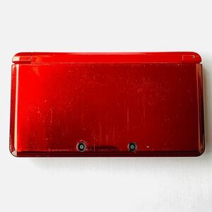 【送料無料】任天堂 ニンテンドー 3DS CTR-001 レッド 本体 SDカード（2GB） タッチペン無し 中古 動作確認済み 現状品 ジャンク