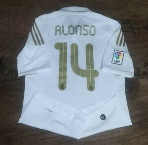 値下げ交渉 2011-12 レアルマドリードCF シャビ・アロンソ adidas 検/ 11 2012 EL BLANCO REAL MADRID XABI ALONSO SPAIN BAYER LEVERKUSEN