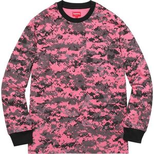 シュプリーム　Supreme L/S Pocket Tee PINK DIGI CAMO　M　シュプリーム　ロンT