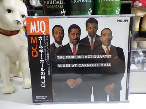 赤1｜新品同様MINT！★CD / 1989NIPPON PHONOGRAM JP / w/OBI / 廃盤★The Modern Jazz Quartet - Blues At Carnegie Hall｜M.J.Q.