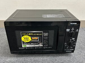 【中古】アイリスオーヤマ 電子レンジ IMB-F183-6 60Hz専用 フラットテーブル 2017年製