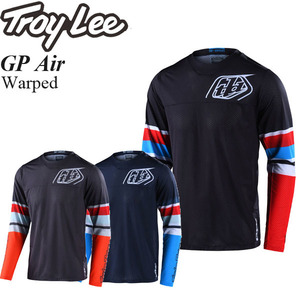 【在庫調整期間限定特価】 Troy Lee オフロードジャージ GP Air Warped レッドブラック/L