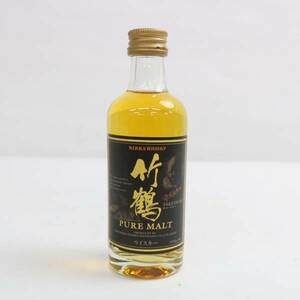 NIKKA（ニッカ）竹鶴 ピュアモルト NV 黒ラベル ミニチュアボトル 43％ 50ml S24F100020