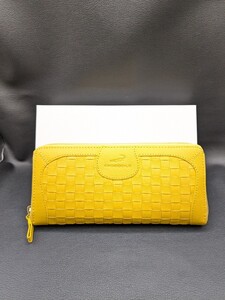 未使用 美品 保管品【CROCODILE ラウンドファスナー 財布】クロコダイル ブランド 長財布 ウォレット 小銭 カードポケット ファッション 箱