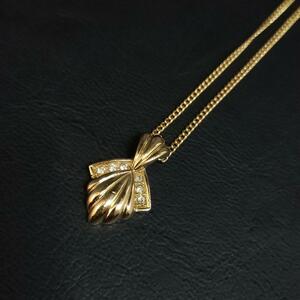 【美品】Dior　ディオール　ネックレス　ゴールド　CDロゴ　シェル　貝殻