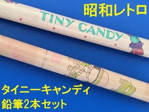 昭和レトロ★TINY CANDY/タイニーキャンディ★鉛筆2本セット★学研、ビクトリアファンシー