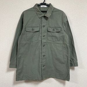 即納　JOHNBULL ジョンブル ユーティリティシャツ ジャケット オリーブ　F