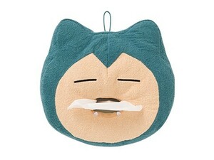 【カビゴン】ポケモンセンター限定 ティッシュボックスカバー カビゴンのあくび タグ付き 新品 ぬいぐるみ ティッシュケース LF