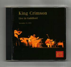 King Crimson - Live In Guildford (November 13, 1972) CLUB24