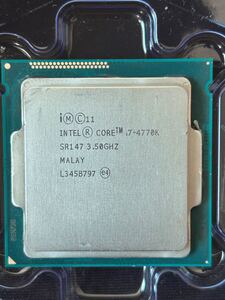 インテル Core i7-4770K CPU intel　動作品