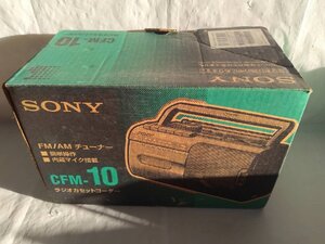 【中古 通電のみ確認済 ジャンク品扱い】SONY ソニー CFM-10 ラジオカセットレコーダー ラジカセ カセットデッキ