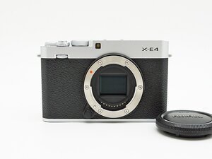 ◇美品【FUJIFILM 富士フイルム】FUJIFILM X-E4 ボディ ミラーレス一眼カメラ シルバー