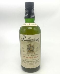 未開栓 古酒 バランタイン Ballantines 17年 750ml 43% スコッチ ウイスキー 