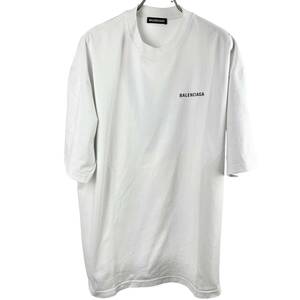 Balenciaga(バレンシアガ) LOGO Shortsleeve T Shirt (white)