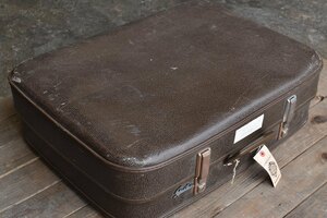 106689 UK ヴィンテージ 英国 トランクケース ビンテージ アンティーク スーツケース　革鞄