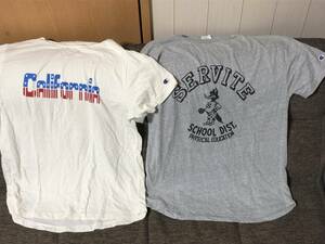 難あり！champion Tシャツ2枚セットMと L 中古　チャンピオン