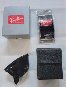 ♪ 使用少!! Ray-Ban レイバン RB4105 601 50 FOLDING WAYFARER フォールディング ウェイファーラー 折りたたみ 折り畳み サングラス ♪