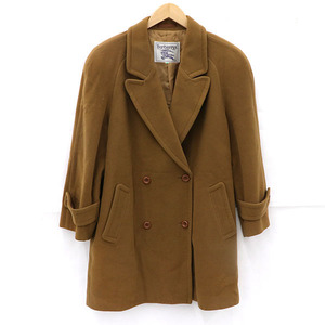 【ジャンク】バーバリー BURBERRY チェスターコート 毛100% キャメル サイズ9AR【yy】【中古】4000065800300065