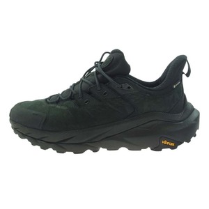 HOKA ONE ONE ホカ オネオネ KAHA 2 LOW GTX KAHA 2 LOW GTX ゴアテックス トリプルブラック トレイル ランニング シューズ 【中古】