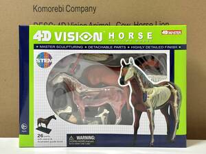 新品未開封 4Dビジョン 馬 解剖モデル 4D VISION Horse 4dmaster famemaster stem 立体パズル ウマ