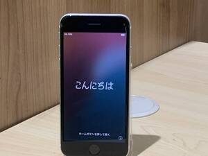 【14173】Apple iPhone SE MX9T2J/A 64GB SIMロックあり ネットワーク利用制限◯ /初期化済み バッテリー82％☆　