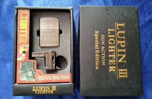 送料無料　箱入り　ルパン三世　銭形　ライター　LUPINⅢ LIGHTER GUN ACTION Special Edition