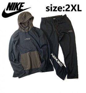 NIKE ナイキ フリース プルオーバー フーディ & パンツ セット 上下 DV7995 DV8011 -010 size:2XL