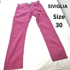 【オシャレ⭐SIVIGLIA】ピンク　デニムパンツ　サイズ30