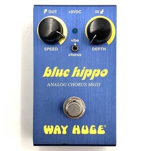 ジャンク『WAY HUGE ウェイヒュージ WM61M Smalls BLUE HIPPO コーラス』楽器 器材 音響機器 動作未確認 現状品 D-5206