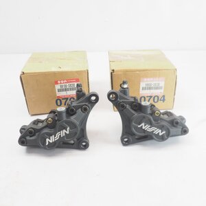 ほぼ未使用スズキ純正フロントキャリパー左右 ニッシン 90mm GSX-R750 89年 GSF1200 GSXR400R GK76A GSR1100異径