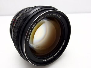 19)質屋出品■KONICA HEXANON AR 57mm F1.2/大口径：単焦点 ヘキサノン銘玉オールドレンズ■中古★１円～ 売切り