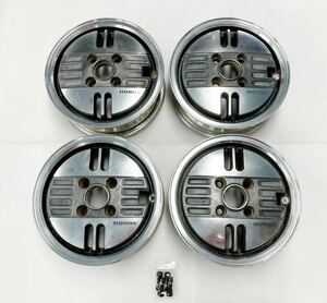 激レア 美品 ホンダ シティ 純正 ホイール 12インチ 4J＋35 PCD100 4穴 4H 旧車 当時物 廃盤 HONDA CITY 80年代 アルミホイール 送料無料