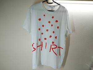 通常の古着程度美品保管品★COMME des GARCONS SHIRT★コムデギャルソン★半袖 Tシャツ★白　Mサイズ