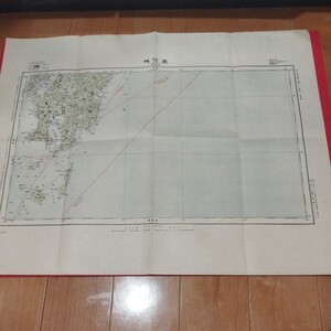 鹿児島県　大正12年　古地図　大日本帝国陸地測量部　戦前明治大正古書和書古本　　NQ