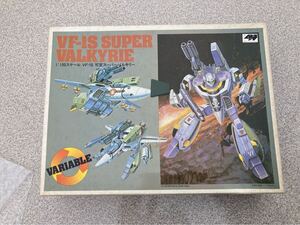 1/100 VF-1S 可変スーパーバルキリー チラシ付 メッキパーツ付 変形可能 超時空要塞マクロス バンダイ プラモデル レア 絶版 当時物