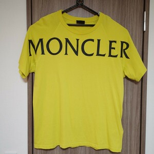 ［美品］国内正規品 モンクレール MONCLER Tシャツ 半袖 Lサイズ 黄色