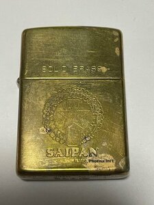 本体のみ　1992年　ブラス　BRASS　SAIPANサイパン　zippo　未使用　難あり