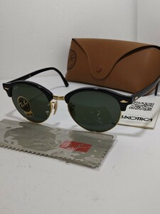 1円【美品/ケース付】Ray-Ban レイバン サングラス　RB4246 クラブラウンド　ユニセックス