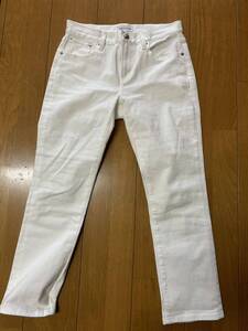 新品　【CLASSY.6月号掲載/杏さん着用】23区DENIM ボーイフィット パンツ　PR23SS0219 ホワイトデニム　38