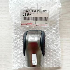 ★新品 未使用 レクサス GS350 2020用 Fスポーツ　シフトノブ ［黒・レッドステッチ］GS 350 F Sport Shift Knob Lexus 純正部品