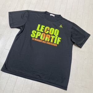 3925☆ le coq spotif ルコックスポティフ トップス 半袖Tシャツ クルーネックTシャツ メンズ O ブラック