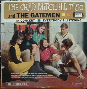 LP レアFOLK 即決 CHAD MITCHELL TRIO IN CONCERT チャド・ミッチェル