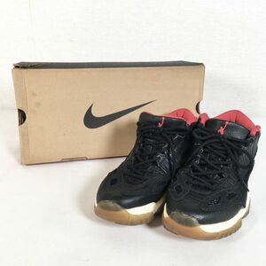 【美品/長期保管品】NIKE AIR JORDAN 11 LOW ナイキ エアジョーダン 黒赤 26.5cm US8.5 130270-001