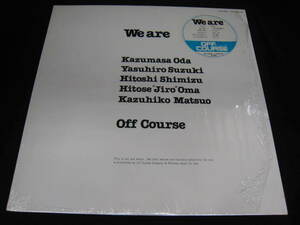 LP/美盤/オフコース 『We Are』 1980年 販売時のシール 歌詞 付 和モノ 歌謡曲 ETP-90038