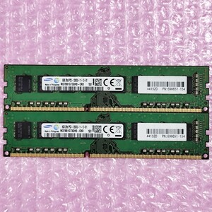 【動作確認済み】SAMSUNG DDR3-1600 計16GB (8GB×2枚) PC3-12800U デスクトップ用メモリ (在庫8)