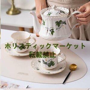 ティーポット 紅茶セット 珈琲急須 ティーカップ おしゃれ コーヒーカップとソーサー ヴィンテージセラミックコーヒーカップ エレガント